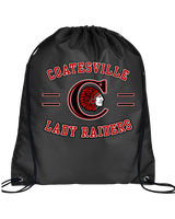 Coatesville HS Girls Basketball Curve - Drawstring Bag