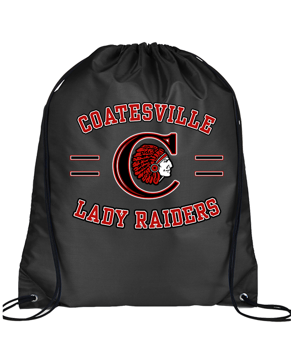 Coatesville HS Girls Basketball Curve - Drawstring Bag