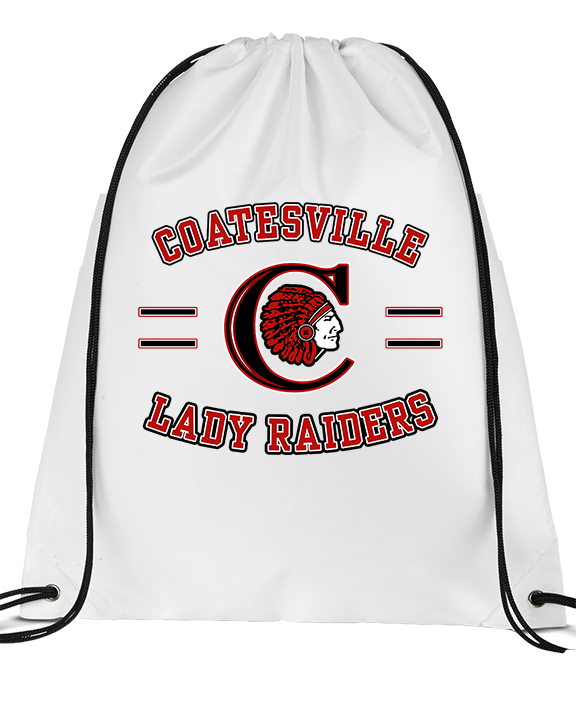 Coatesville HS Girls Basketball Curve - Drawstring Bag