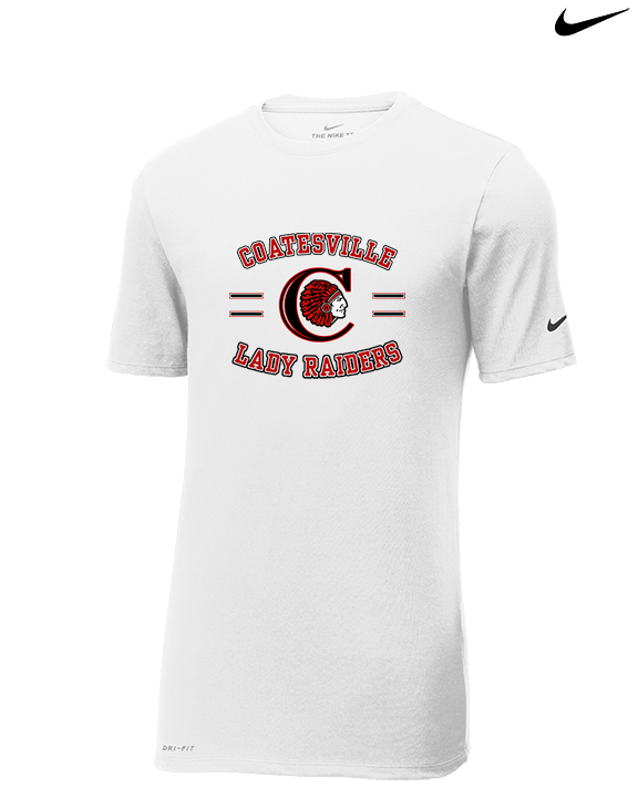Coatesville HS Girls Basketball Curve - Mens Nike Cotton Poly Tee