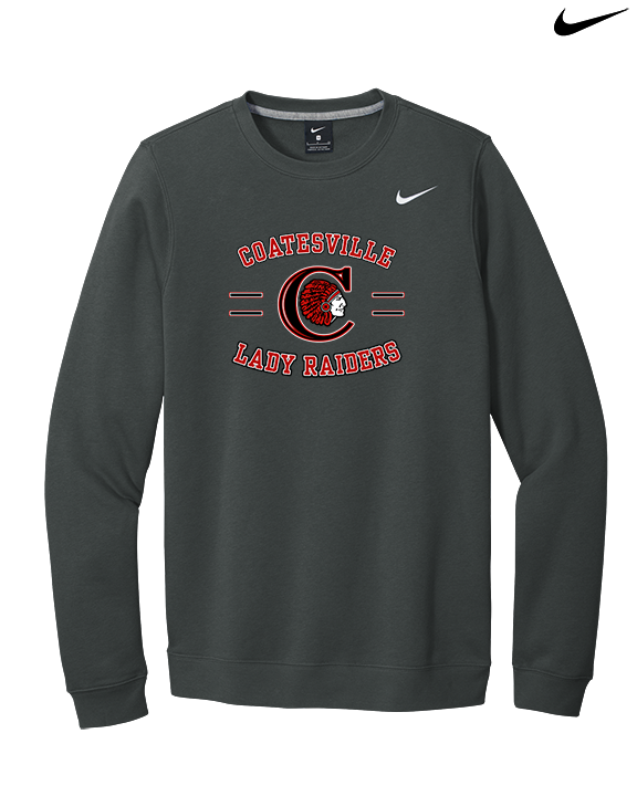 Coatesville HS Girls Basketball Curve - Mens Nike Crewneck