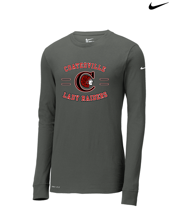 Coatesville HS Girls Basketball Curve - Mens Nike Longsleeve