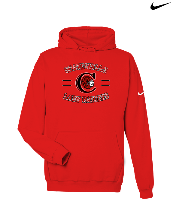 Coatesville HS Girls Basketball Curve - Nike Club Fleece Hoodie