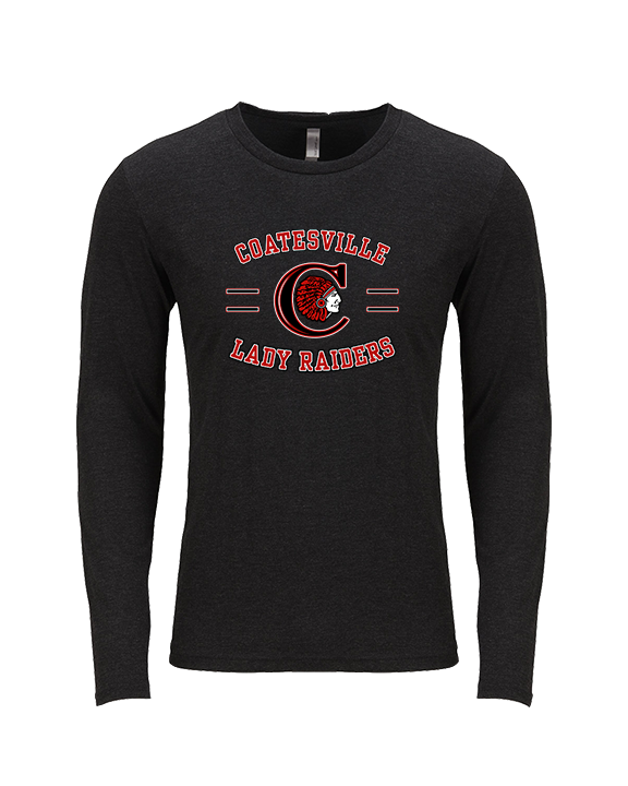 Coatesville HS Girls Basketball Curve - Tri-Blend Long Sleeve