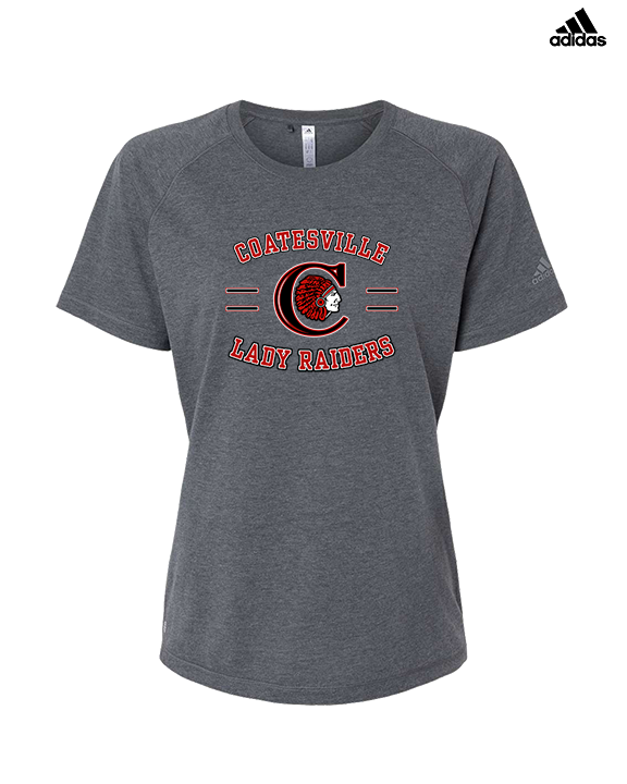 Coatesville HS Girls Basketball Curve - Womens Adidas Performance Shirt