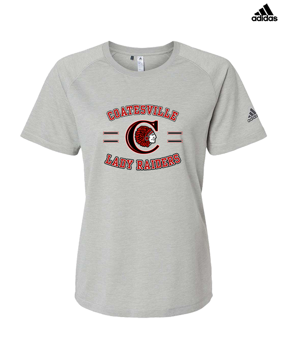 Coatesville HS Girls Basketball Curve - Womens Adidas Performance Shirt