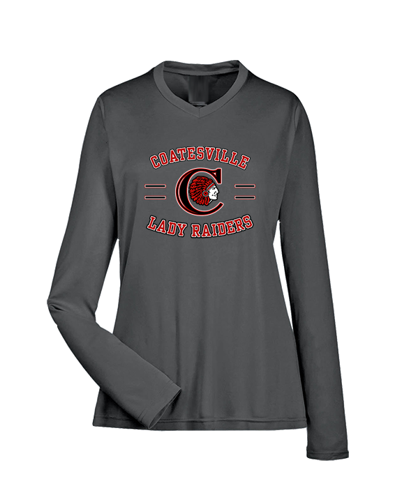 Coatesville HS Girls Basketball Curve - Womens Performance Longsleeve