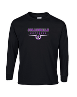Collinsville HS Softball Design - Cotton Longsleeve