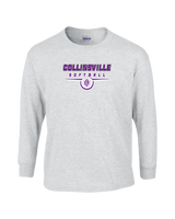 Collinsville HS Softball Design - Cotton Longsleeve