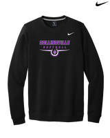 Collinsville HS Softball Design - Mens Nike Crewneck