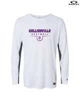 Collinsville HS Softball Design - Mens Oakley Longsleeve