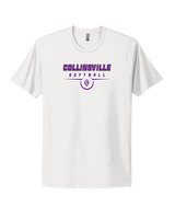 Collinsville HS Softball Design - Mens Select Cotton T-Shirt