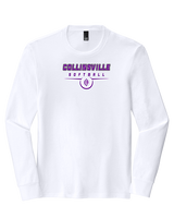 Collinsville HS Softball Design - Tri-Blend Long Sleeve