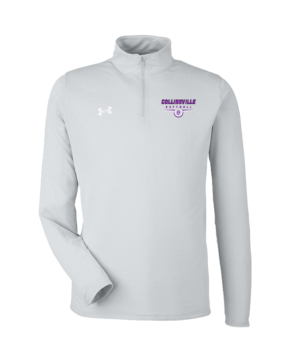 Collinsville HS Softball Design - Under Armour Mens Tech Quarter Zip