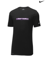 Collinsville HS Softball Line - Mens Nike Cotton Poly Tee