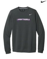 Collinsville HS Softball Line - Mens Nike Crewneck