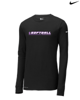 Collinsville HS Softball Line - Mens Nike Longsleeve