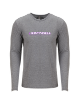 Collinsville HS Softball Line - Tri-Blend Long Sleeve