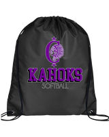 Collinsville HS Softball Shadow - Drawstring Bag