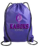 Collinsville HS Softball Shadow - Drawstring Bag