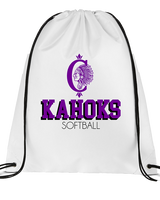 Collinsville HS Softball Shadow - Drawstring Bag