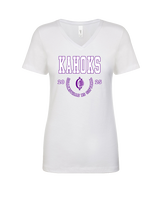 Collinsville HS Softball Swoop - Womens Vneck