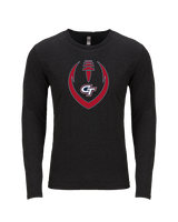Colony HS Football Full Football - Tri-Blend Long Sleeve