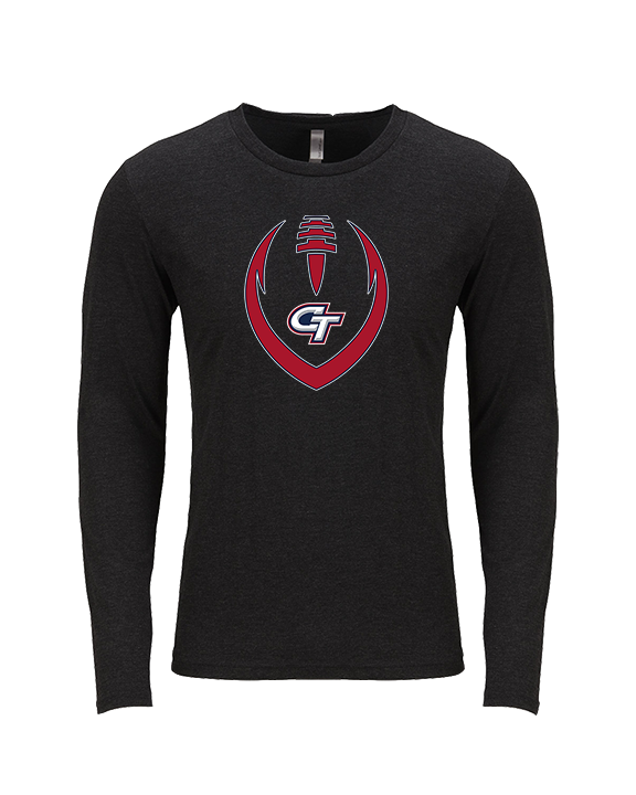 Colony HS Football Full Football - Tri-Blend Long Sleeve