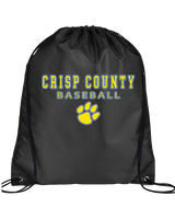 Crisp County HS Baseball Block - Drawstring Bag