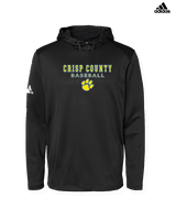Crisp County HS Baseball Block - Mens Adidas Hoodie