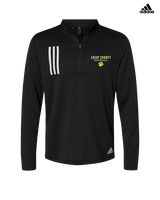 Crisp County HS Baseball Block - Mens Adidas Quarter Zip