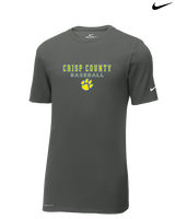 Crisp County HS Baseball Block - Mens Nike Cotton Poly Tee