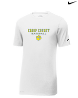 Crisp County HS Baseball Block - Mens Nike Cotton Poly Tee