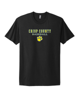 Crisp County HS Baseball Block - Mens Select Cotton T-Shirt