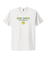 Crisp County HS Baseball Block - Mens Select Cotton T-Shirt