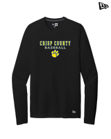 Crisp County HS Baseball Block - New Era Performance Long Sleeve