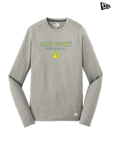 Crisp County HS Baseball Block - New Era Performance Long Sleeve