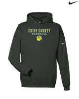 Crisp County HS Baseball Block - Nike Club Fleece Hoodie