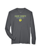 Crisp County HS Baseball Block - Performance Longsleeve