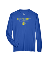 Crisp County HS Baseball Block - Performance Longsleeve