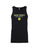 Crisp County HS Baseball Block - Tank Top