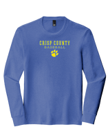 Crisp County HS Baseball Block - Tri-Blend Long Sleeve