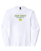 Crisp County HS Baseball Block - Tri-Blend Long Sleeve
