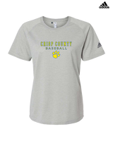 Crisp County HS Baseball Block - Womens Adidas Performance Shirt