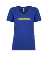 Crisp County HS Baseball Line - Womens Vneck
