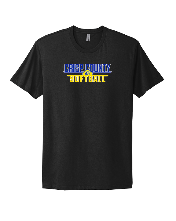 Crisp County HS Softball Logo 01 - Mens Select Cotton T-Shirt