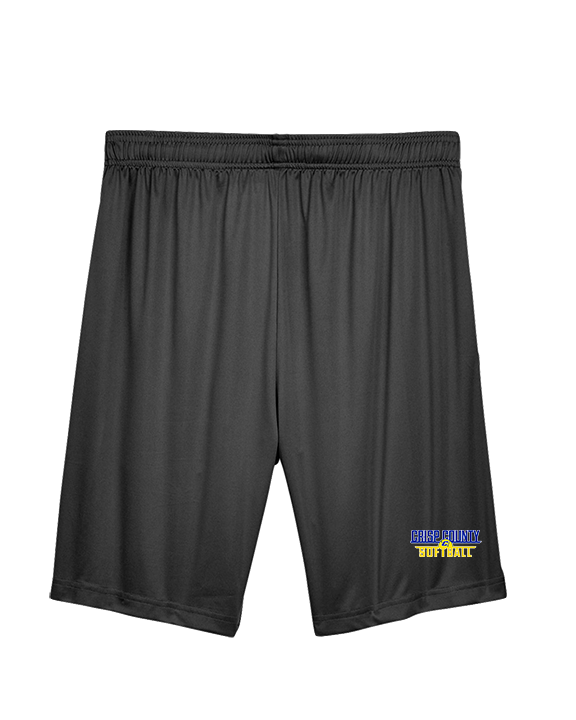 Crisp County HS Softball Logo 01 - Mens Training Shorts with Pockets