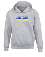 Crisp County HS Softball Logo 01 - Unisex Hoodie