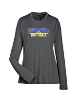 Crisp County HS Softball Logo 01 - Womens Performance Longsleeve