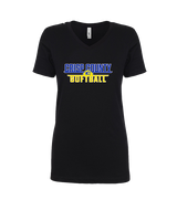 Crisp County HS Softball Logo 01 - Womens Vneck